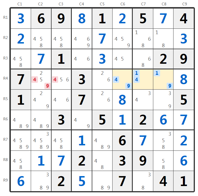 Contoh Tripel Telanjang - Analisis Baris